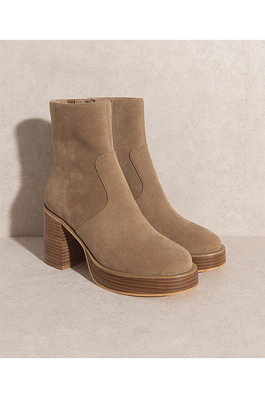 ALEXANDRA PLATFORM ANKLE BOOTIES