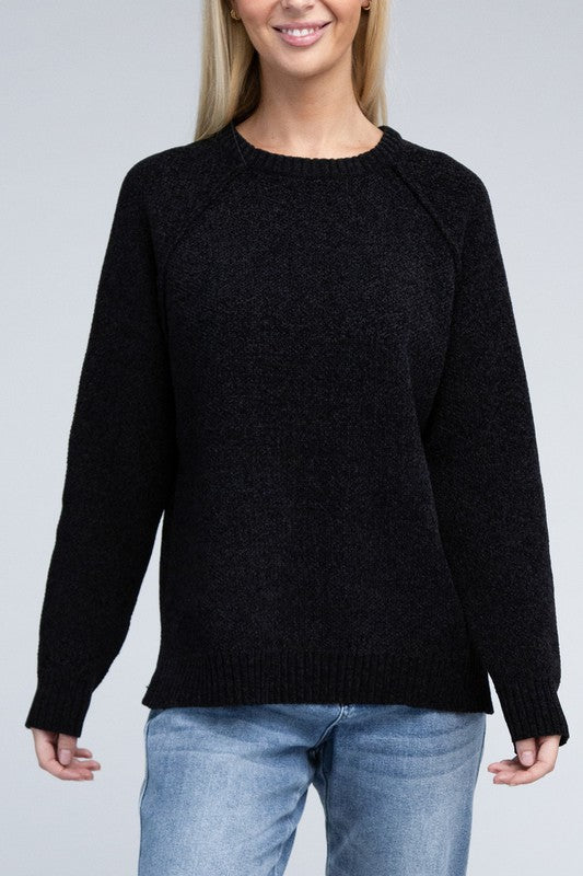 Raglan Chenille Sweater