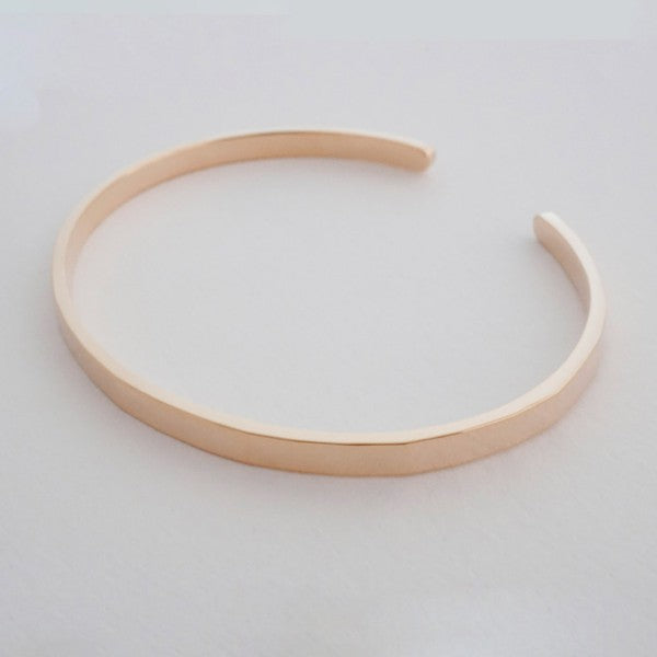 Skinny Hammered Cuff Bracelet