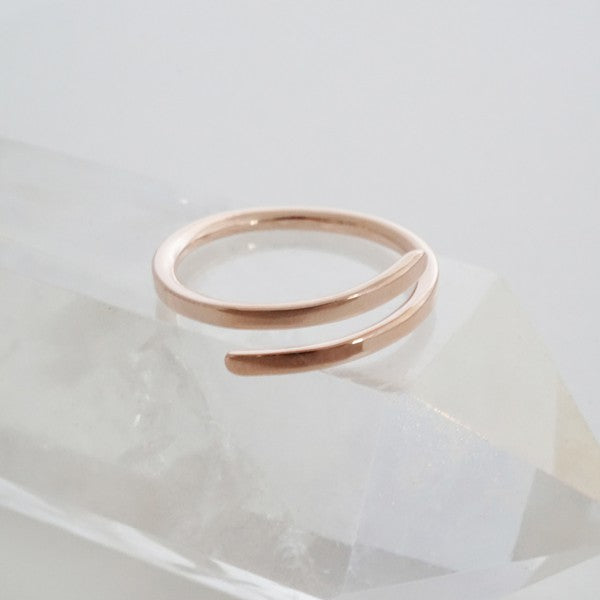 Marigold Wrap Around Ring - Smooth