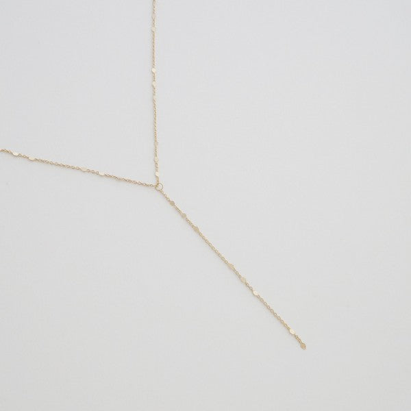 Morse Code Chain Lariat