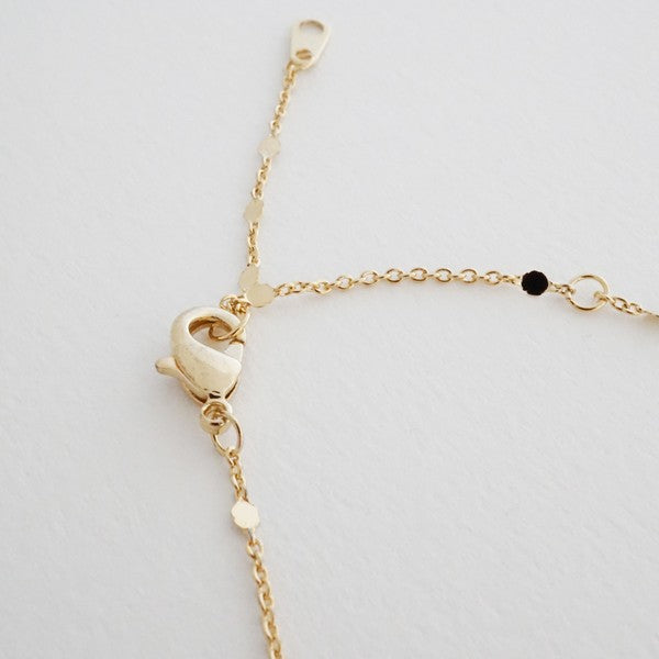 Morse Code Chain Lariat