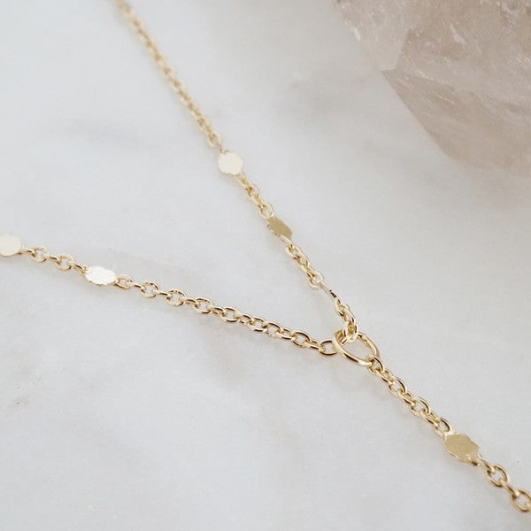 Morse Code Chain Lariat