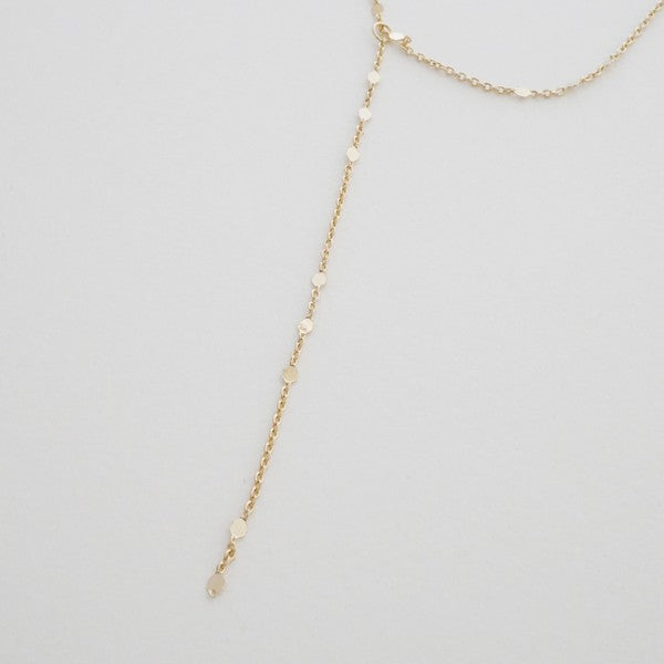 Morse Code Chain Lariat