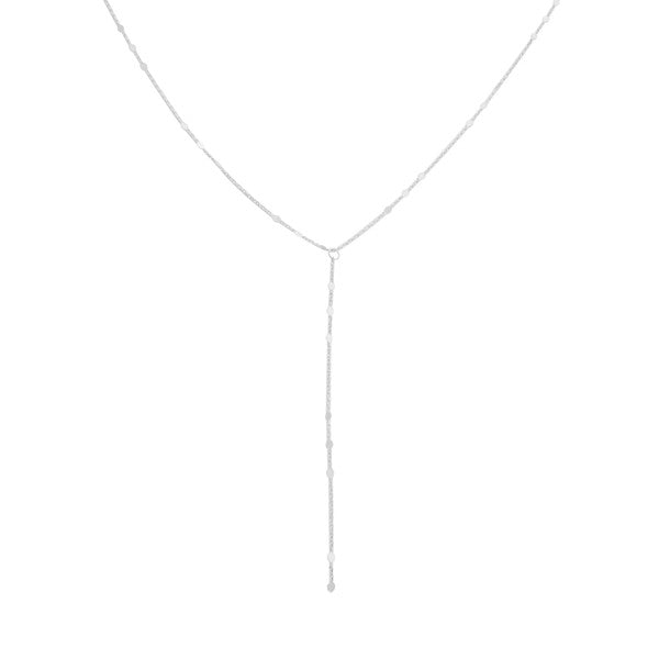 Morse Code Lariat Necklace