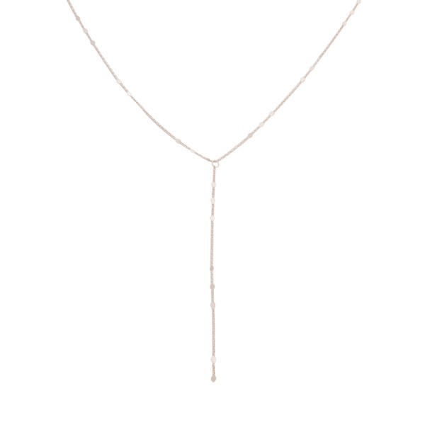 Morse Code Lariat Necklace