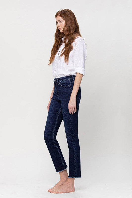 Super High Rise Stretch Slim Straight