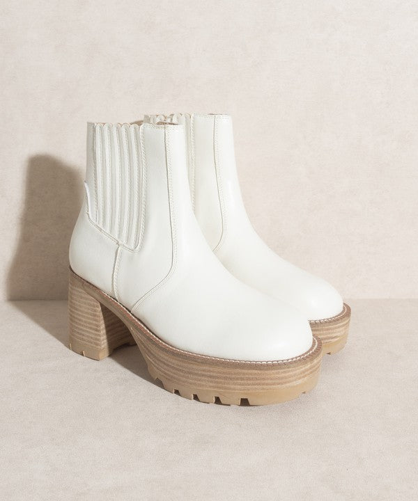 Aubrey Platform Paneled Boots