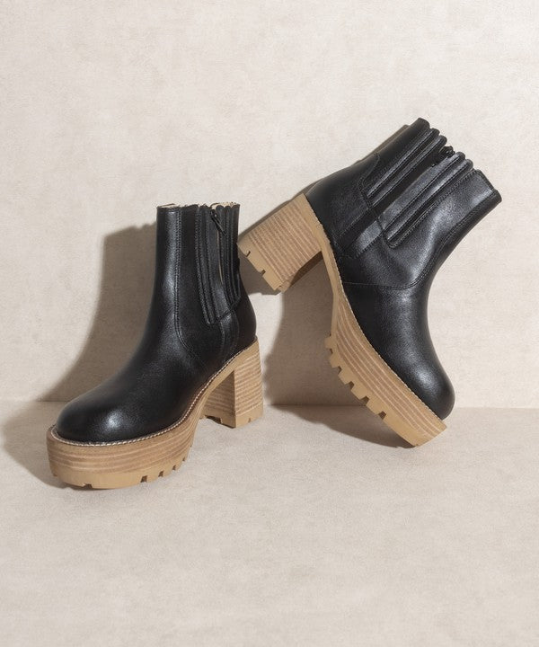 Aubrey Platform Paneled Boots