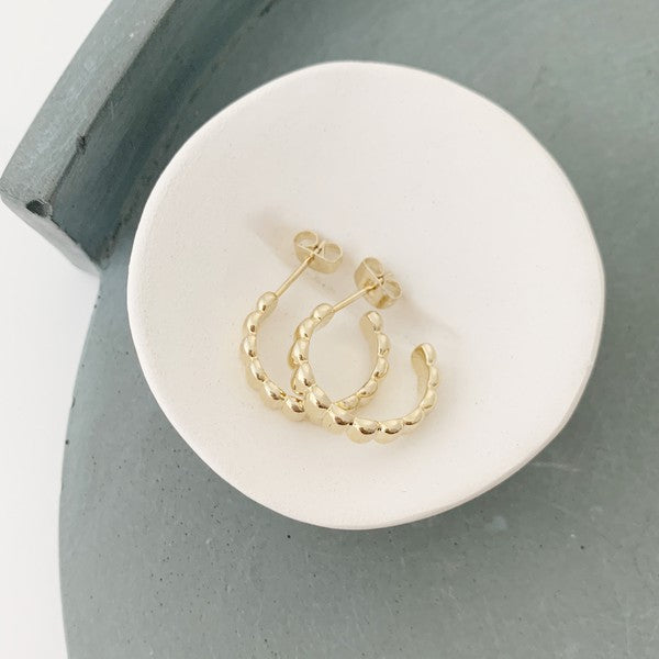 Rosa Ribbed Hoops - Big