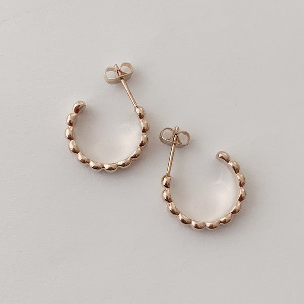 Rosa Ribbed Hoops - Big