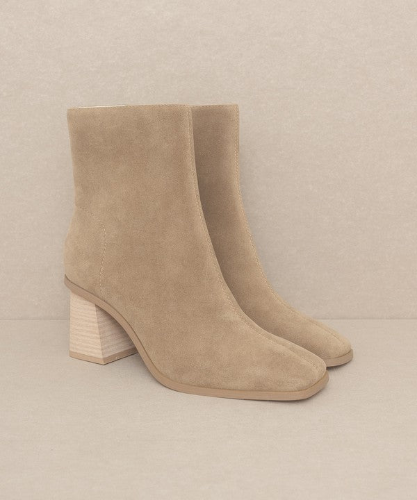 Vera Square Toe Ankle Boots