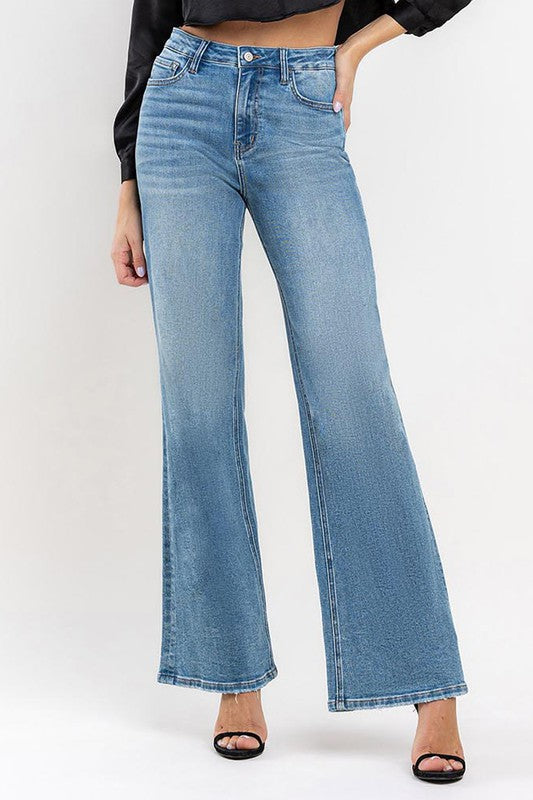 High Rise Wide Leg Jeans