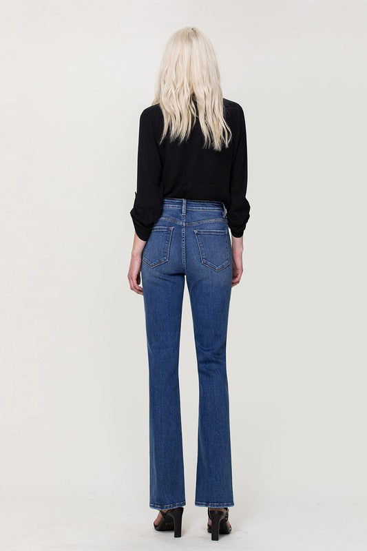 High Rise Stretch Slim Bootcut