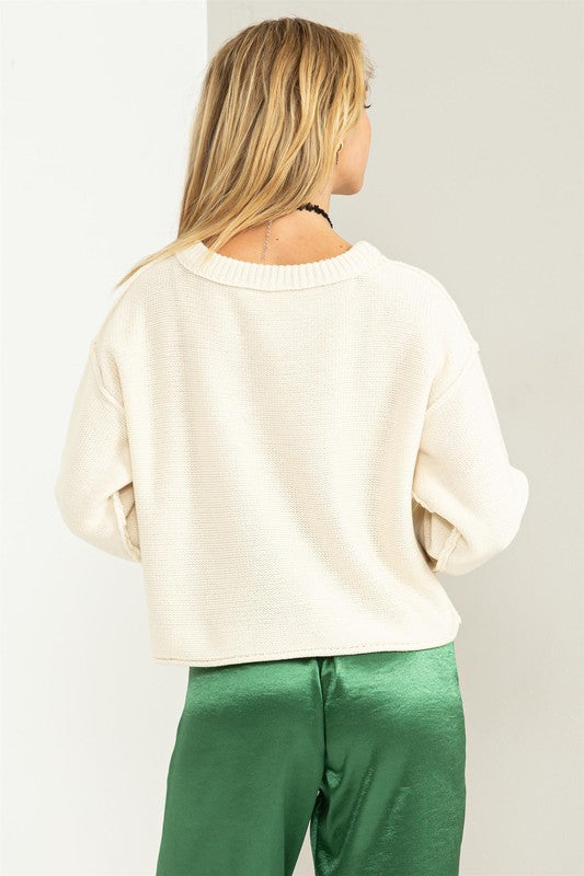 Cuddly Classic Long Sleeve Sweater