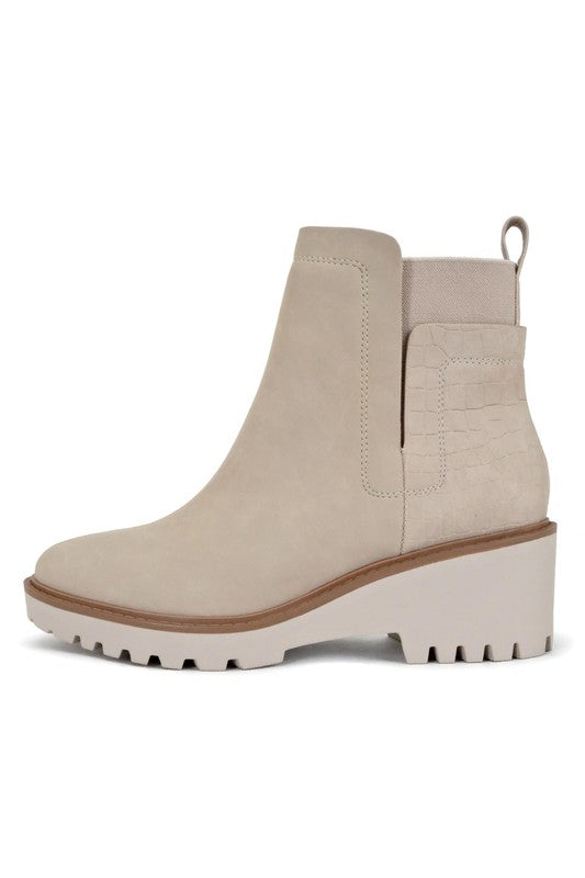 SO BAIT HIGH TOP CASUAL SLIP ON BOOTIES