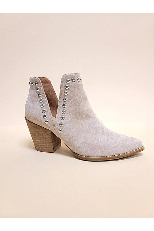 MISTY STUD ANKLE BOOTIES